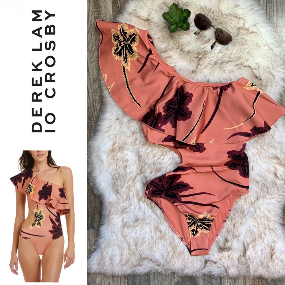 DEREK LAM 10 CROSBY | Ruffle One Piece Size M